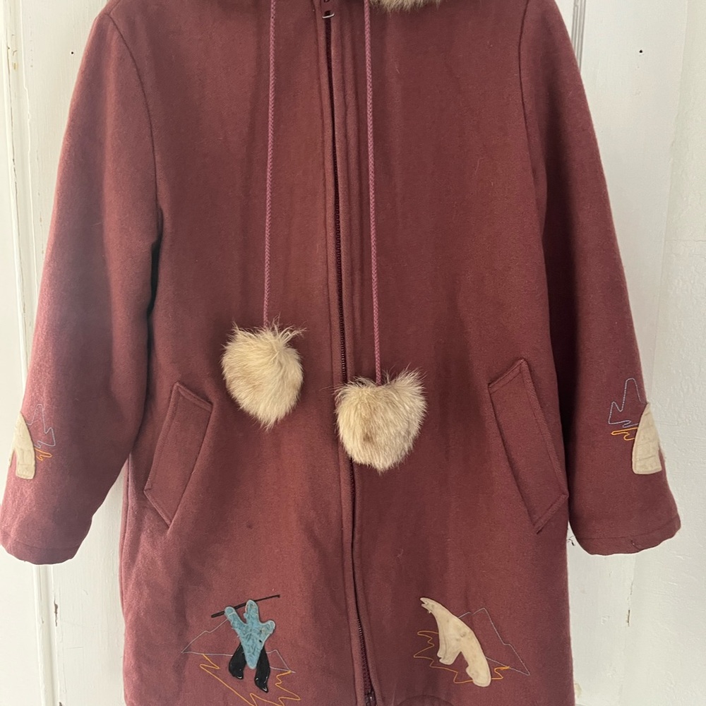 Vintage wool parka size M